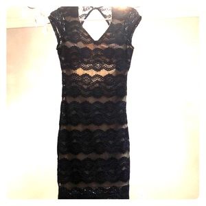Lacey navy blue dress
